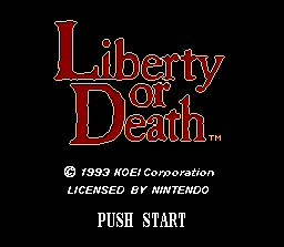 Liberty or Death screenshot 3 for Super Nintendo